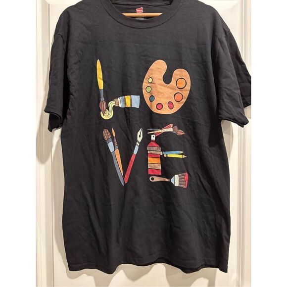 Love Paint T-shirt size Large - Picture 1 of 2